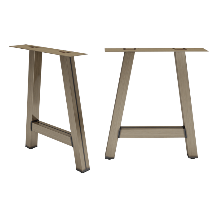 Axle Raw Steel Table Base (set of 2)