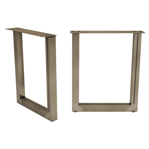 Hula Raw Steel Table Base (set of 2 legs)