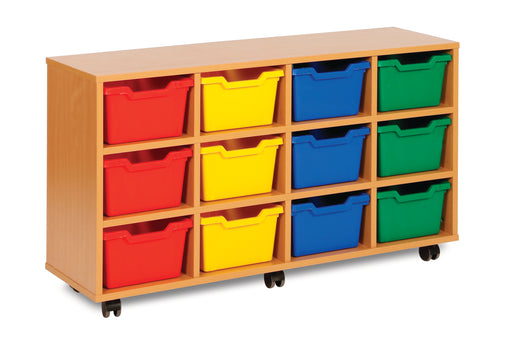 Cubby Unit with 12 Deep Trays