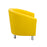 Vibrant Tub Armchair Metal Feet- Yellow