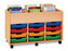 Cubby Unit with 12 Deep Trays and Top Storage