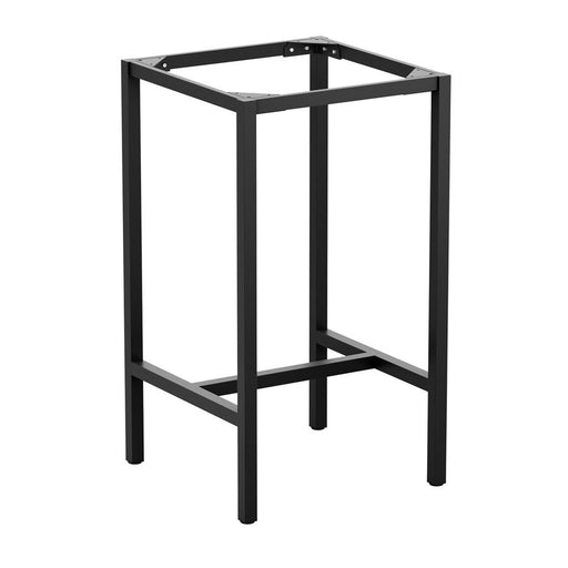 Paris 4 Leg - Small 2 Seater Bar Height Black Base