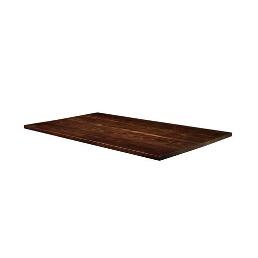 Solid Ash Table Top - Dark Walnut - 150cm x 70cm (Rect)