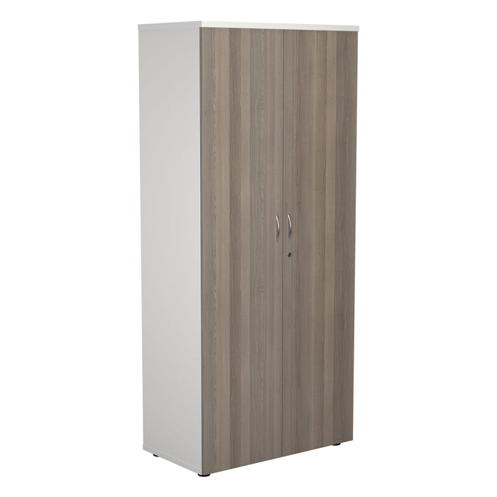 Two Tone 1800mm High Wooden Cupboard