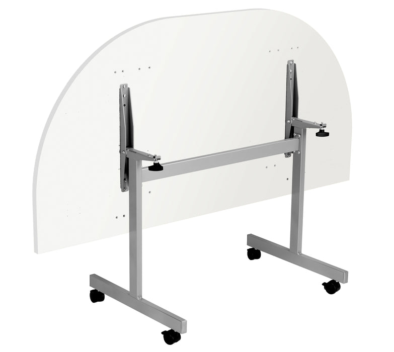 One Tilting Meeting Table D-End